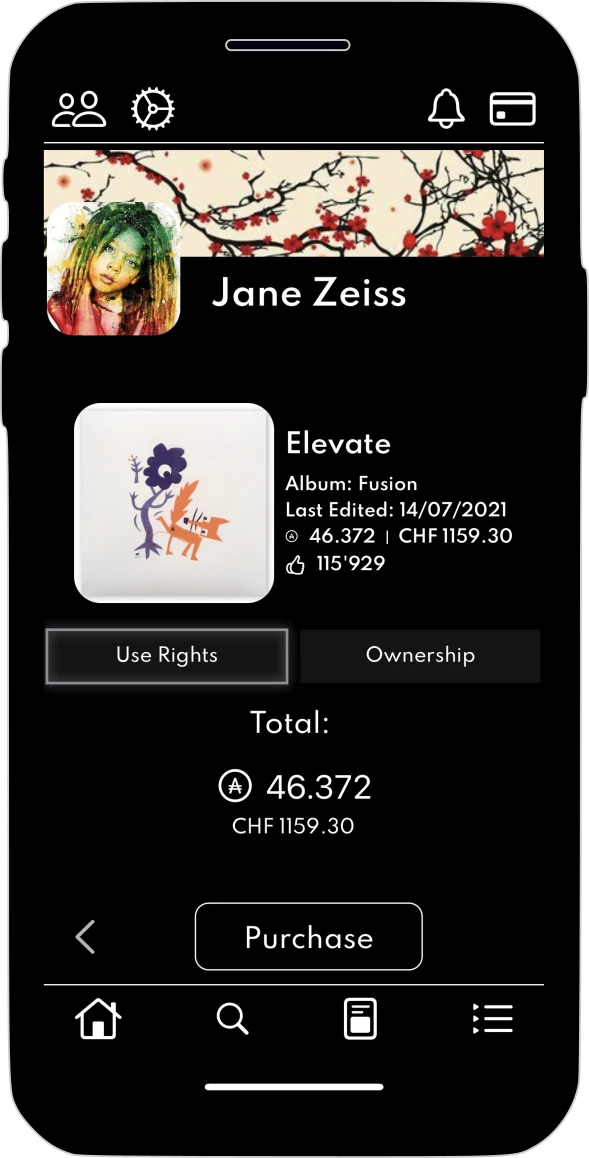 aMUZE iOS prototype direction controls